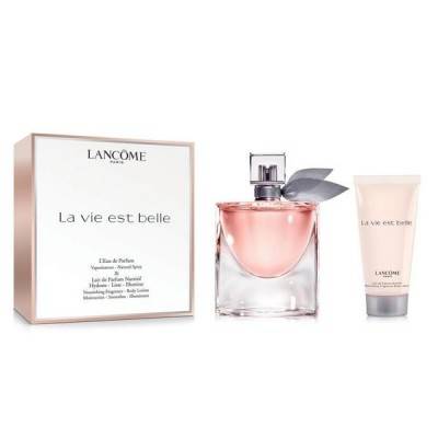 La Vie Est Belle zestaw woda perfumowana spray 50ml + perfumowany balsam do ciała 50ml