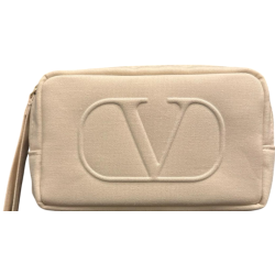 Kosmetyczka Valentino Kremowa