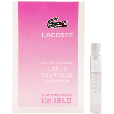 lacoste eau de lacoste l.12.12 pour elle eau fraiche woda perfumowana 1.5 ml     
